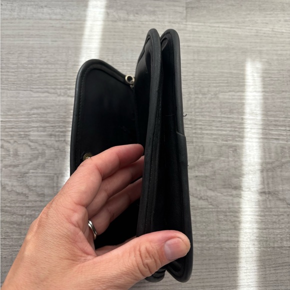 Vintage Black Coach Clutch Wallet Leather - Picture 4 of 11